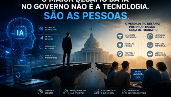 O Maior Desafio da IA no Setor Público Não É a Tecnologia. São as Pessoas.