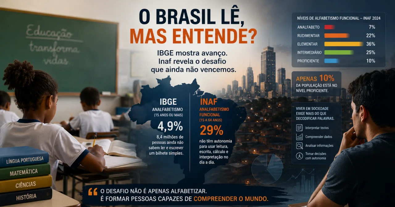 A falsa vitória da alfabetização no Brasil